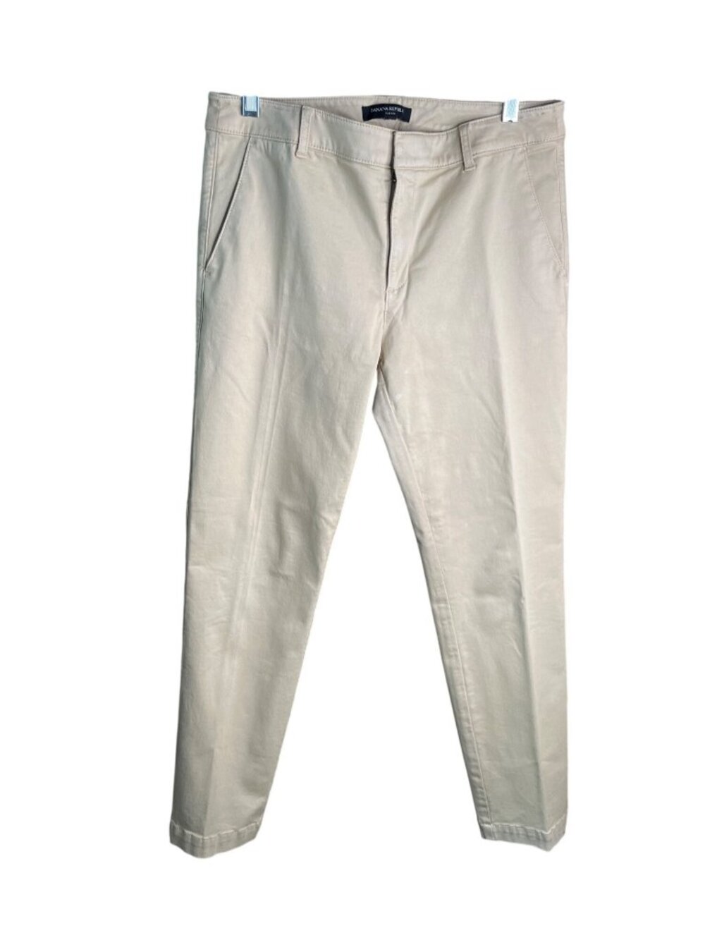 Banana Republic Sloan Beige Pants Size 6 Cotton Blend Stretch Fit 66f